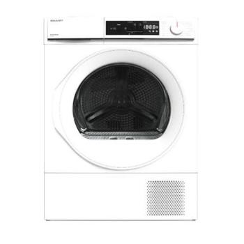 Sharp KD-NHA8S6GW21-EE Hőszivattyús szárítógép, 8 kg, 15 program,...
