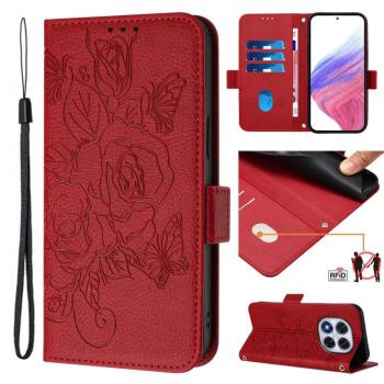 ART MEADOW Peňaženkový obal pre Xiaomi Redmi Note 14 Pro červený