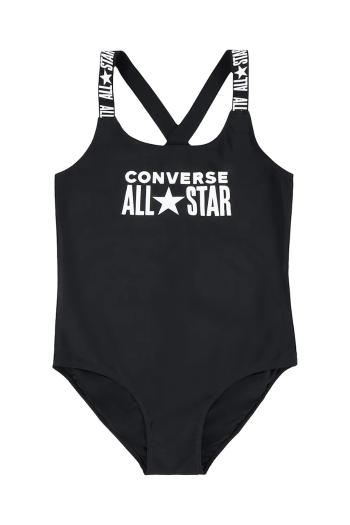 Jednodielne detské plavky Converse čierna farba, 3CD456