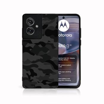 MY ART Ochranný kryt pre Motorola Moto G55 5G BLACK CAMO (234)
