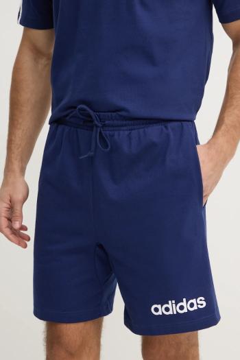 Šortky adidas Essentials Linear pánske, tmavomodrá farba, JE9013