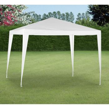 ProGarden Záhradný altánok 3 x 3 m, biela, v. 245 cm