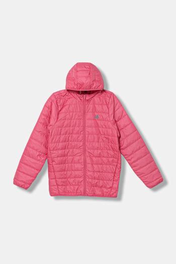 Detská bunda adidas ružová farba, JL7445