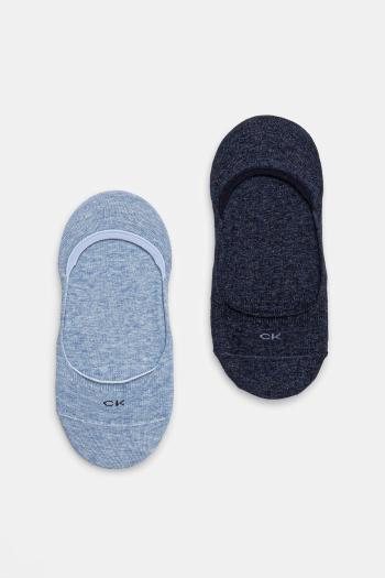 Ponožky Calvin Klein 2-pak dámske, čierna farba, 701218767