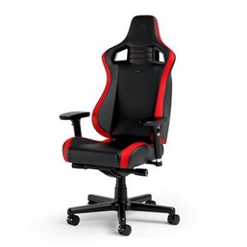 Noblechairs EPIC Compact, čierna/carbon/červená (NBL-ECC-PU-RED)
