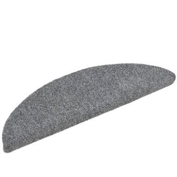 Samolepiace nášľapy na schody 10 ks svetlosivé 54 x 16 x 4 cm (149681)