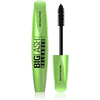 Makeup Revolution Big Lash Reloaded objemová riasenka v extra čiernej odtieň Ultra Black 8 ml