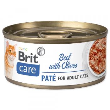 Konzerva Brit Care Cat Beef Paté with Olives 70g