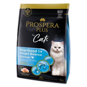 PROSPERA PLUS Sterilized 1+ Chicken Weight Balance Krmivo pre mačky 1 kus, Hmotnosť balenia (g): 2 kg