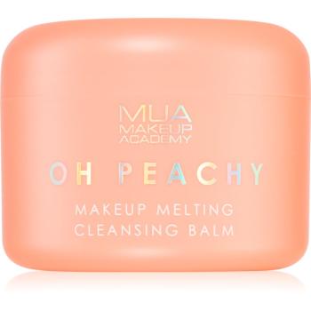 MUA Makeup Academy Oh Peachy odličovací balzam s obsahom oleja s vôňou broskyne 70 g