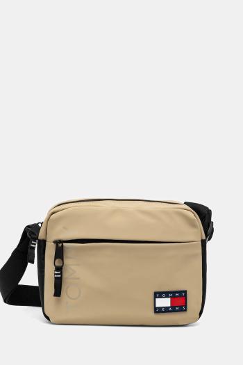 Malá taška Tommy Jeans béžová farba, AM0AM13271