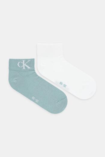 Ponožky Calvin Klein Jeans 2-pak čierna farba, 701228813