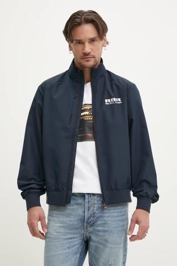 Bunda Red Bull Racing x Pepe Jeans MARINA WINDBREAKER tmavomodrá farba, prechodná, RM400012