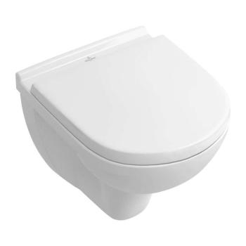 VILLEROY & BOCH - O.novo Závesné WC Compact s doskou SoftClosing, DirectFlush, alpská biela 5688HR01