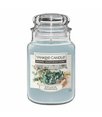 Yankee Candle Vonná sviečka Home Inspiration veľká Fresh Eucalyptus 538 g