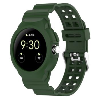 GLACIER Ochranné puzdro pre Google Pixel Watch / Pixel Watch 2 zelené