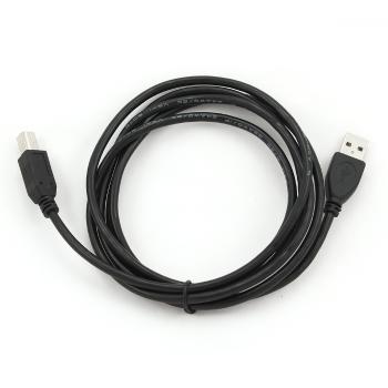 Kabel CABLEXPERT CCP-USB2-AMBM-6 USB A-B 1,8m 2.0 HQ Black, zlacené kontakty