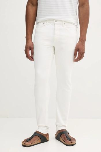 Rifle Calvin Klein Jeans pánske, biela farba, J30J327541
