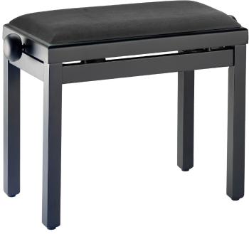 Stagg PB39 Drevená klavírna stolička Black Matt