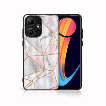 MY ART Ochranný kryt pre Infinix Hot 30i PINK MARBLE (143)