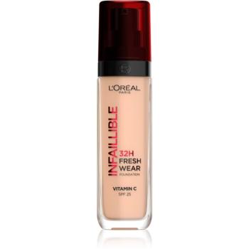 L’Oréal Paris Infaillible 32H Fresh Wear dlhotrvajúci tekutý make-up odtieň 145 Rose Beige 30 ml