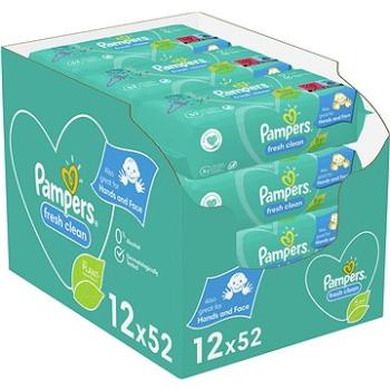 PAMPERS vlhčené obrúsky Fresh Clean 12× 52 ks (8001841078441)