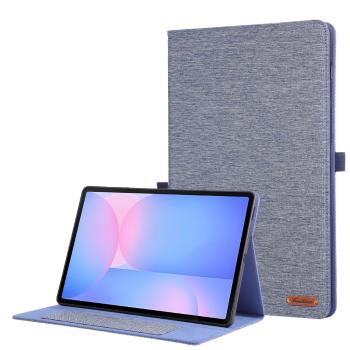 FABRIC Zaklápací kryt pre Samsung Galaxy Tab S10 FE+ modrý