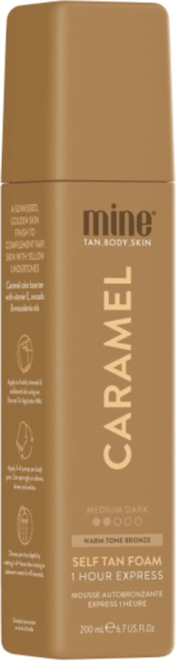 Minetan Samoopaľovacia pena so zlatistým efektom Caramel (Self Tan Foam) 200 ml