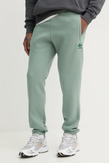 Tepláky adidas Originals Essential zelená farba, jednofarebné, JD2421
