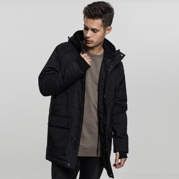 Urban Classics Hooded Heavy Thumbhole Parka black - S