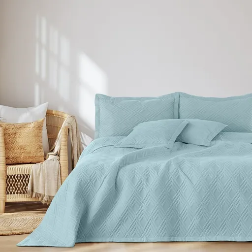 Restilo Prehoz na posteľ Ophelia modrá, 220 x 240 cm