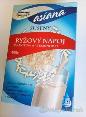 Asp RYŽOVÝ NÁPOJ s vápnikom a vitamínom D 350 g