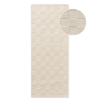 Krémszínű kézi szövésű gyapjú futószőnyeg 80x200 cm Scala – Villeroy&Boch