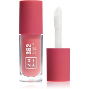 3INA The Color Lip Oil hydratačný olej na pery odtieň 362 - Classic soft pink, sheer 4 ml