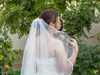 Borka ekrü fátyol - 95 cm