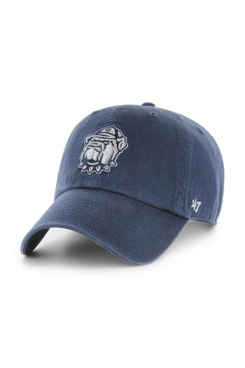Bavlnená šiltovka 47 brand NCAA Georgetown Hoyas tmavomodrá farba, s nášivkou, C-NLRGW1093GWS-NY