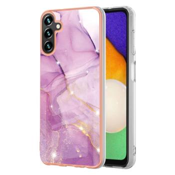 IMD MARBLE Ochranný kryt pre Samsung Galaxy A55 5G PURPLE