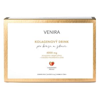 VENIRA Kolagénový drink pre vlasy, nechty a pleť jahoda 30 sáčkov