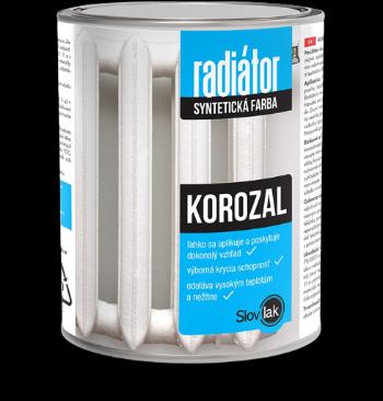 KOROZAL RADIÁTOR - Syntetická farba na radiátory R1000 - biela 3 kg
