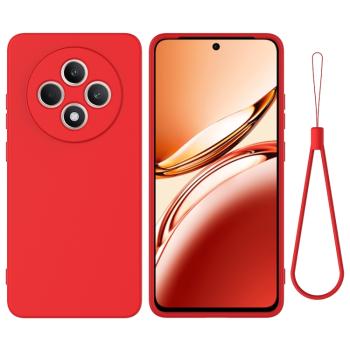 RUBBER Ochranný obal pre Oppo Reno12 FS 5G červený