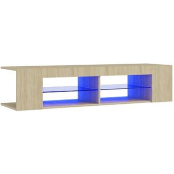 SHUMEE s osvetlením LED dub sonoma 135 × 39 × 30 cm (804232)