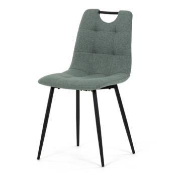 Jedálenská stolička Autronic 45x88 cm zelená látka DCL-V2017 GRN2