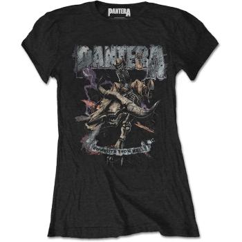 Pantera tričko Vintage Rider Čierna 3XL