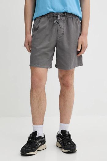 Bavlnené šortky Tommy Jeans pánske, šedá farba, DM0DM21944