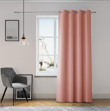 ArtFlhf Zatemňujúci záves OXFORD EYELETS K | 140 x 250 cm Farba: Rose