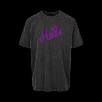 Nerieš tričko Purple Hello Premium Tee Čierna XXL