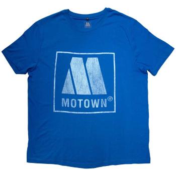 Motown tričko Vintage Logo Modrá 3XL