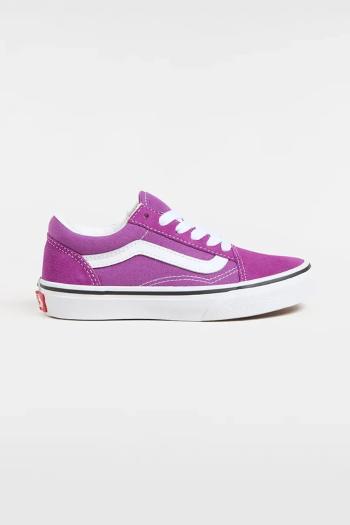 Detské tenisky Vans Old Skool fialová farba, VN000CYVE2T1