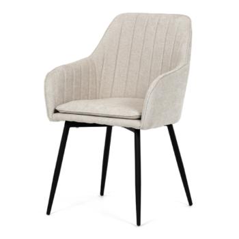 Jedálenská stolička Autronic 55x84 cm béžová látka DCL-221 CRM2