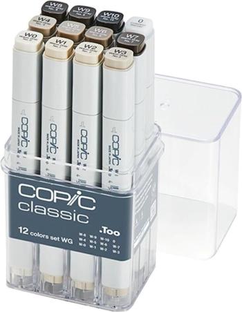 Copic Classic Fixky Warm Gray 12 ks